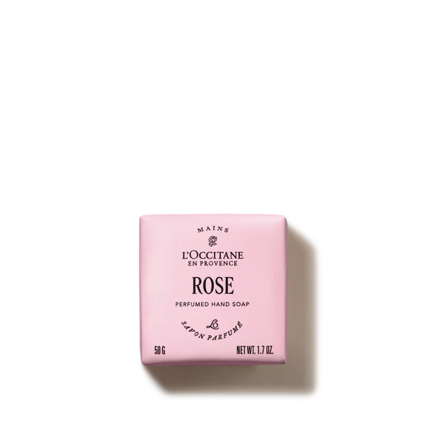 L'Occitane Rose Perfumed Soap - Delicate Floral Cleansing 50g