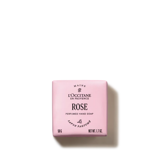 L'Occitane Rose Perfumed Soap - Delicate Floral Cleansing 50g