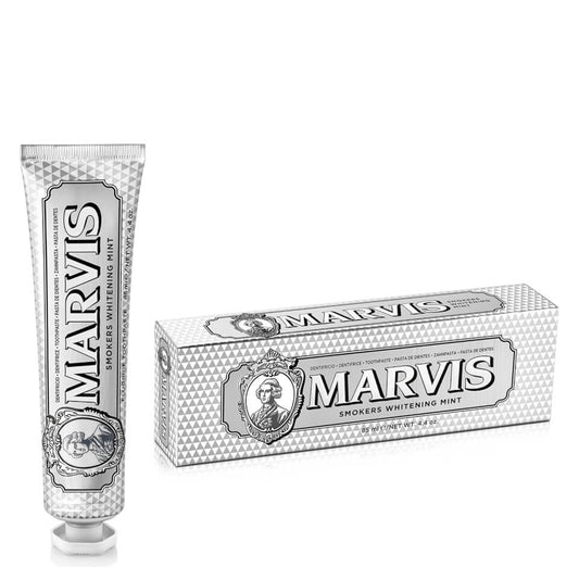 Marvis Smokers Whitening Mint Toothpaste - Targeted Stain Removal 85ml