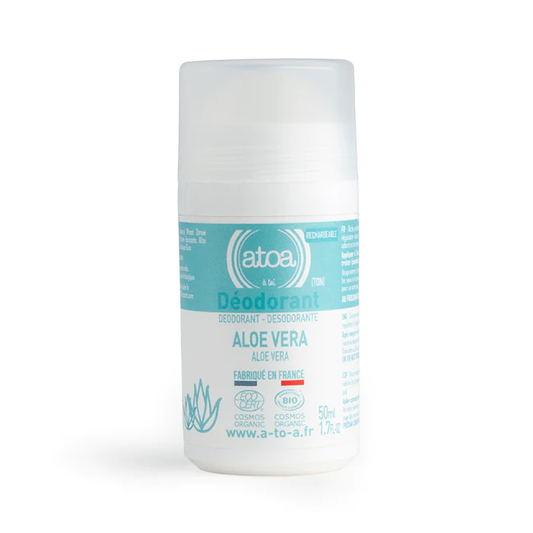 Osma ATOA Refillable Organic Aloe Deodorant Roll-on – Pure Hydration & Protection 50ml
