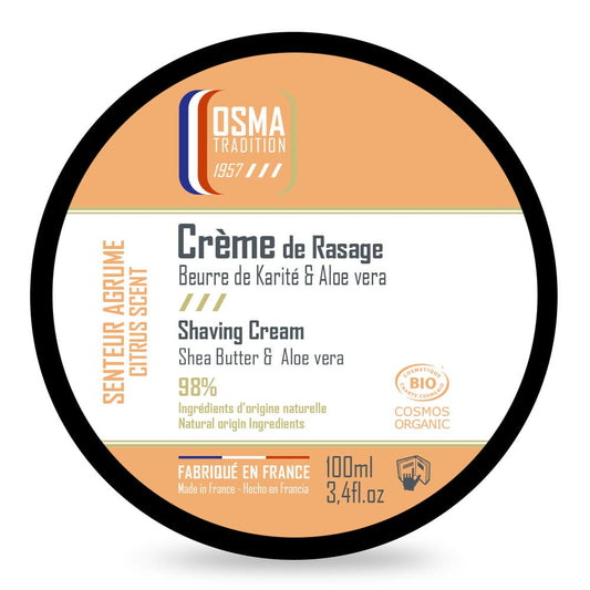Osma Tradition Shaving Cream Citrus – Energizing Glide & Botanical Care 100ml