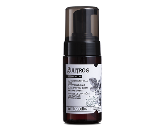 Bullfrog Curl Control Foam - Definition & Anti-Frizz Mousse for Curly Hair 100ml