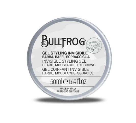 Bullfrog Invisible Styling Gel - Precision Fix for Beard, Moustache & Eyebrows 50ml
