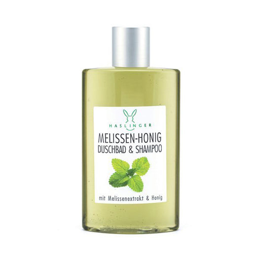 Haslinger Lemon Balm & Honey Shower Gel & Shampoo - Refreshing & Nutritive 2-in-1 Wash 200ml