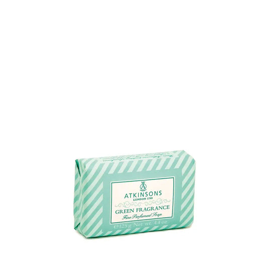 Atkinsons Green Fragrance Soap - Refreshing Hand & Body Bar 125g
