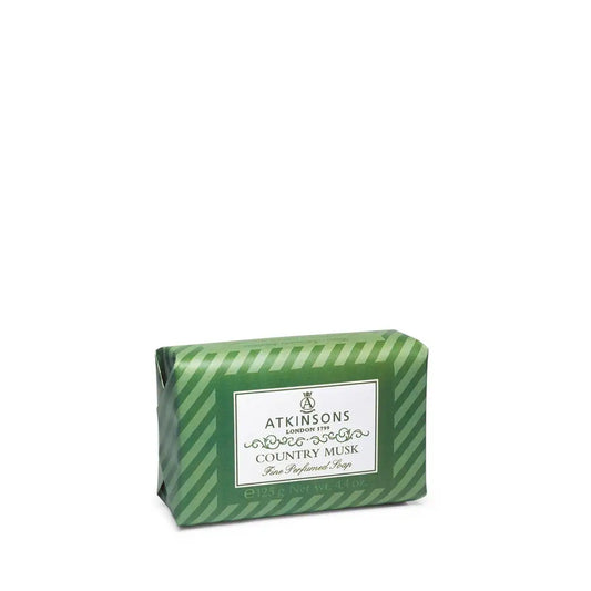 Atkinsons Country Musk Soap - Warm & Sophisticated Hand & Body Bar 125g