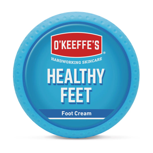 O’Keeffe’s Healthy Feet Foot Cream Jar – Guaranteed Relief for Cracked Feet 96g