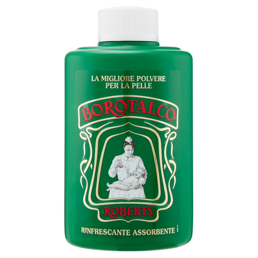 Borotalco Original Talcum Powder 200g - Natural Mineral Body Powder for Freshness
