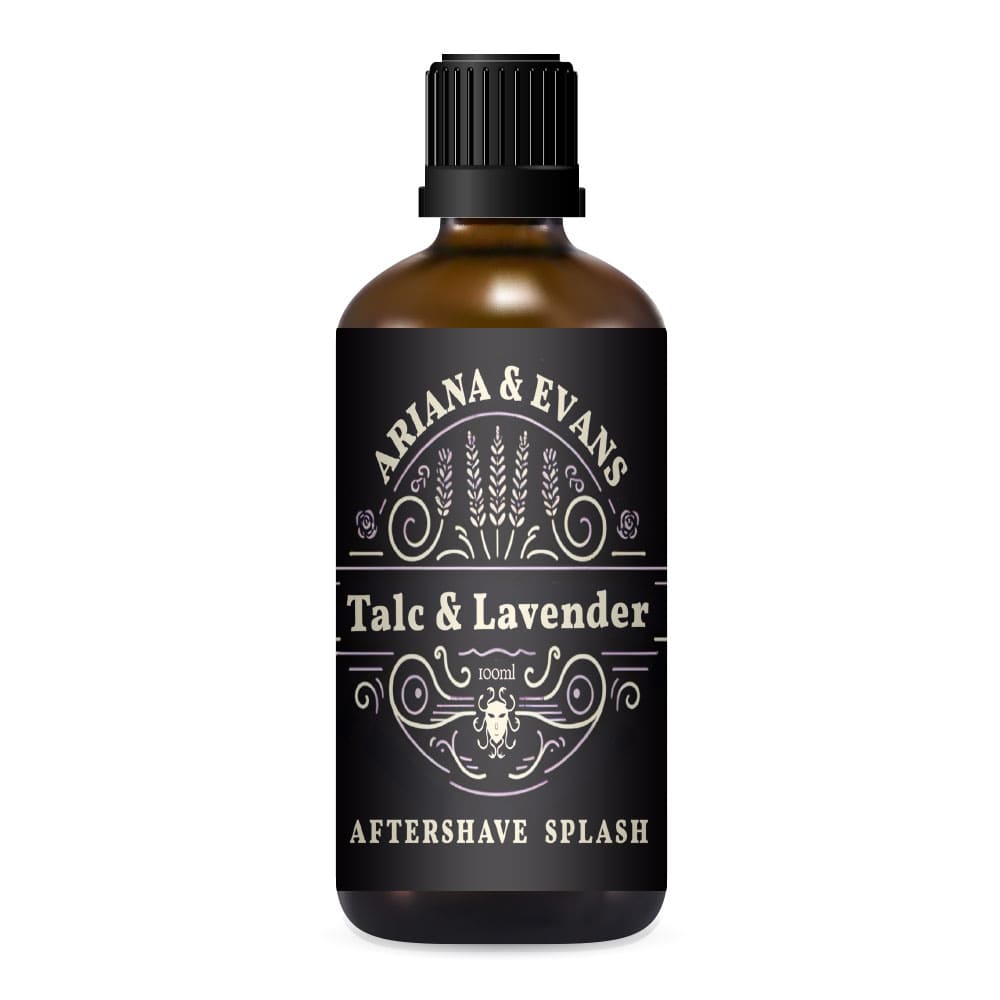 Ariana & Evans Talc & Lavender Aftershave - Soothing Barbershop Splash 100ml