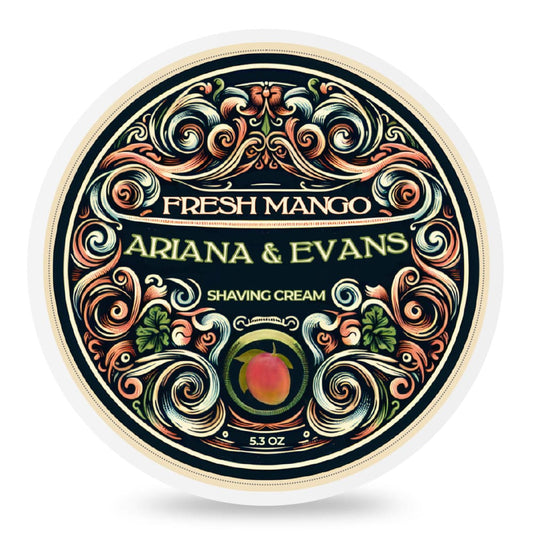Ariana & Evans Fresh Mango Shaving Soap - Tropical Fruit & Sandalwood 157ml