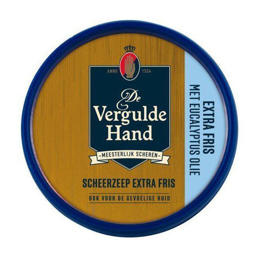 De Vergulde Hand Extra Fresh Shaving Soap – The Original Dutch Classic 75g