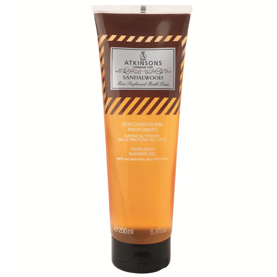 Atkinsons Sandalwood Perfumed Body Wash - Luxury Cleansing Gel 250ml