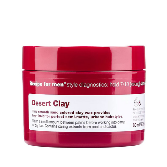 Recipe for men Desert Clay – Maximum Matte Definition 80ml