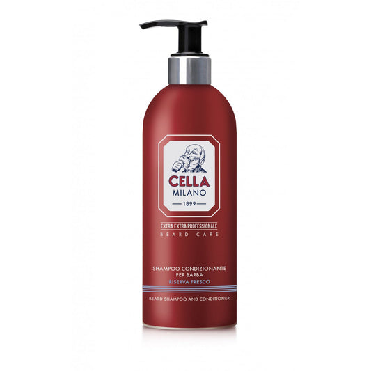 Cella Milano Extra Pro Beard Shampoo & Conditioner - Riserva Fresco Professional 500ml