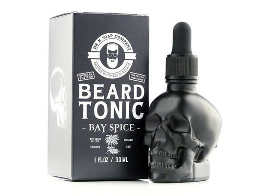 Dr K Soap Company Beard Tonic oil - Bay Rum Skull Edition (30ml)