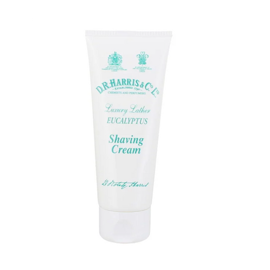 Dr Harris Eucalyptus Shaving Cream Tube - Refreshing Antiseptic Lather 75g