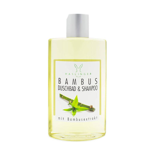Haslinger Bamboo Shower Gel & Shampoo - Revitalising Strength & Shine 200ml