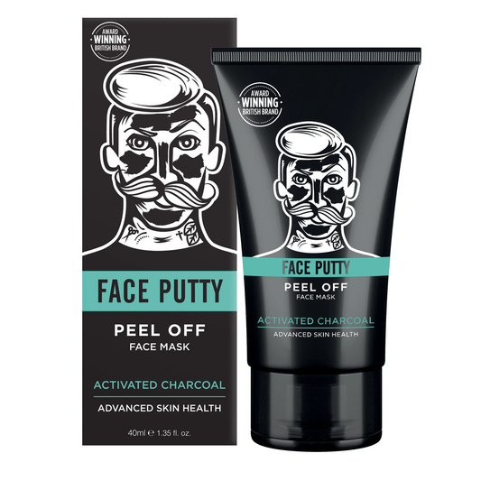 Barber Pro Face Putty Black Peel-Off Mask with Activated Charcoal 40ml