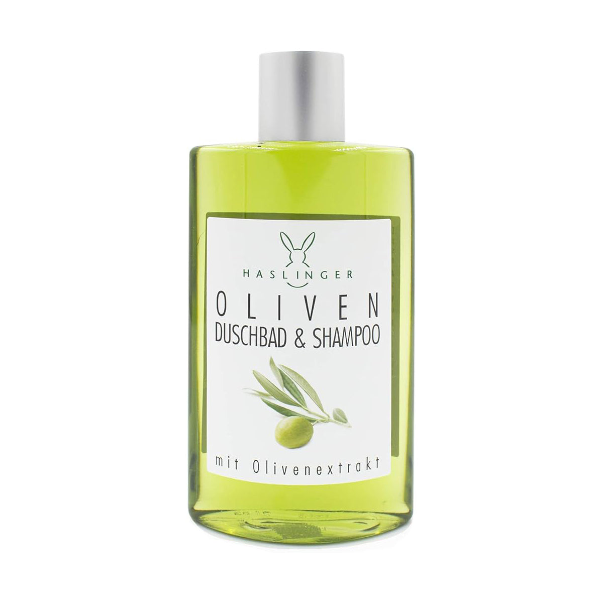Haslinger Olive Shower Gel & Shampoo - Deeply Hydrating 2-in-1 Wash 200ml