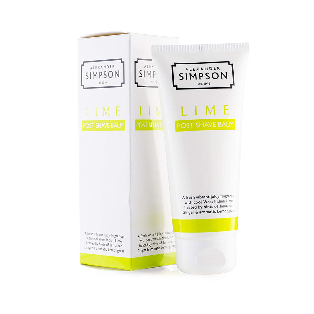 Simpsons Ultra Fresh Lime Post-Shave Balm – Zesty Skin Recovery 100ml
