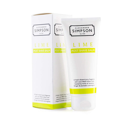 Simpsons Ultra Fresh Lime Post-Shave Balm – Zesty Skin Recovery 100ml