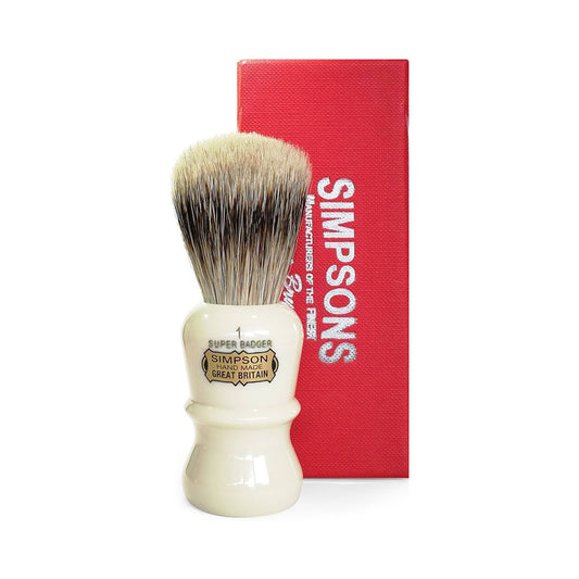 Simpsons The Emperor E1 Super Badger Shaving Brush – The Regal Grooming Icon