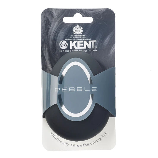 Kent Brushes Pebble Detangling Brush - Black Mat 87mm