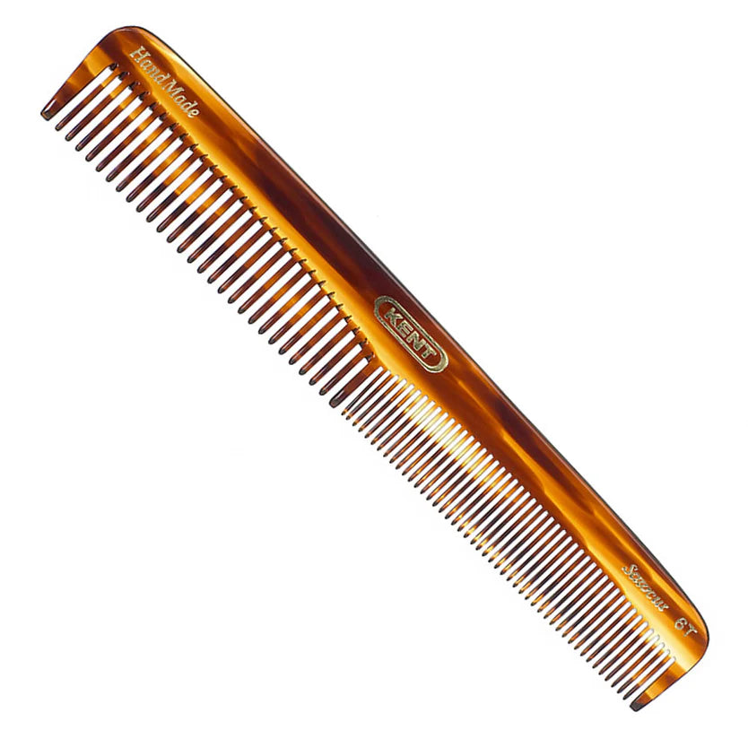 Kent Brushes A 6T Handmade Dressing Table Comb - Coarse & Fine 175mm