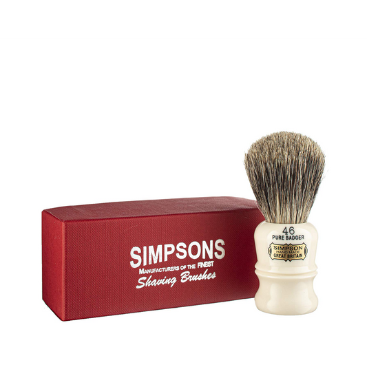 Simpsons Berkeley 46 Pure Badger Shaving Brush – The Versatile Classic