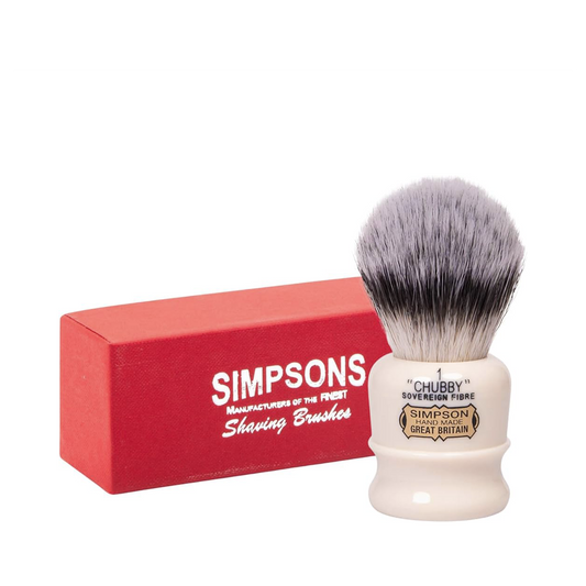 Simpsons Chubby CH1 Super Badger Shaving Brush – The Precise Powerhouse