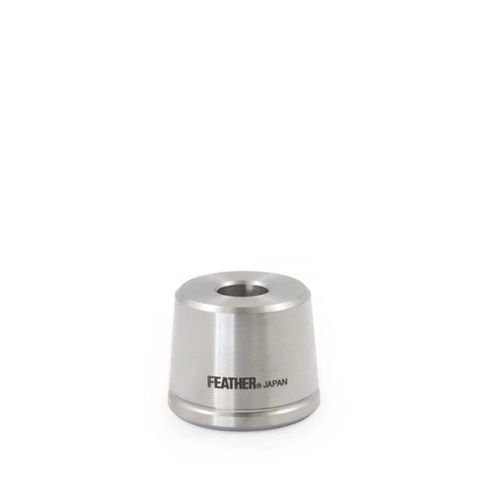 Feather Stainless Steel Razor Stand - Professional Weighted Base for AS-D2 Safety Razor