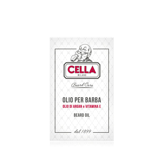 Cella Milano Beard Oil - Strengthening Argan & Vitamin E Formula 50ml