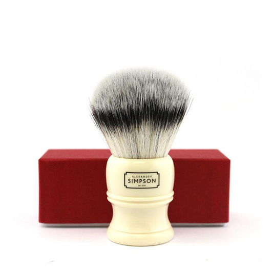 Simpsons Alexander Trafalgar T3 Synthetic Shaving Brush – The Voluminous Powerhouse 26mm