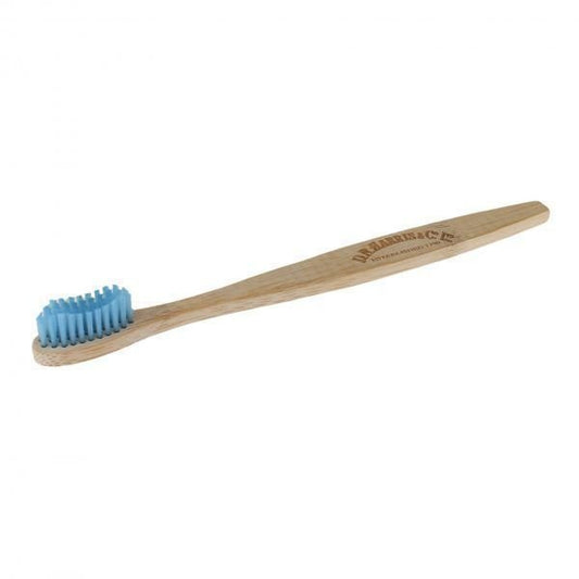 Dr Harris Bamboo Toothbrush - Sustainable Oral Care with Blue Bristles Medium