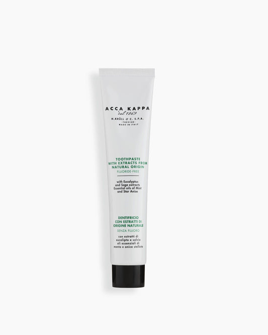 Acca Kappa Natural Eucalyptus & Sage (Fluoride Free) Toothpaste 100ml