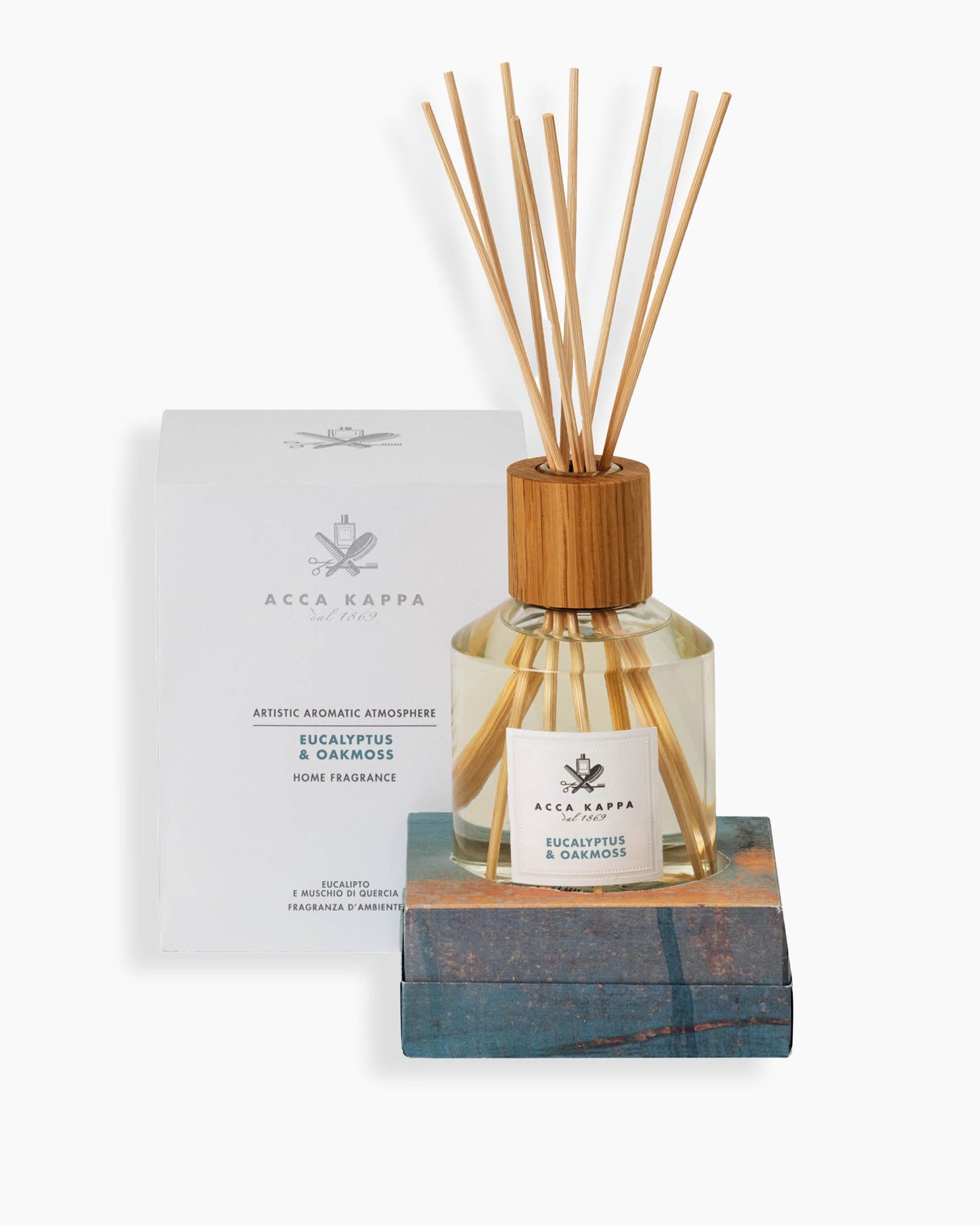 Acca Kappa Eucalyptus & Oakmoss Regenerating & Fresh Reed Diffuser 250ml
