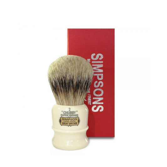 Simpsons Chubby CH2 Super Badger Shaving Brush – The Legend of Density