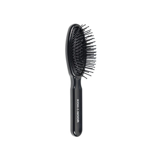 Koh-I-Noor 9109N Professional Compact Hairbrush - Cushion Base & Ball-Tipped Pins