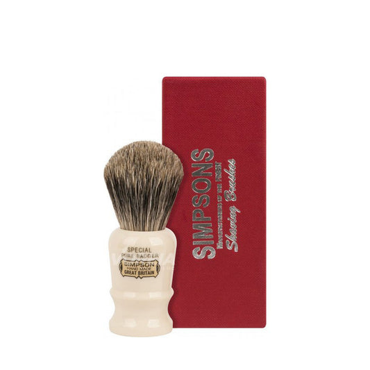 Simpsons Special S1 Pure Badger Shaving Brush – The Traditional Workhorse