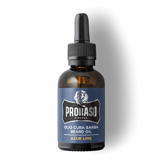Proraso Beard Oil Azur Lime – Vibrant Citrus & Mint Scent 30ml