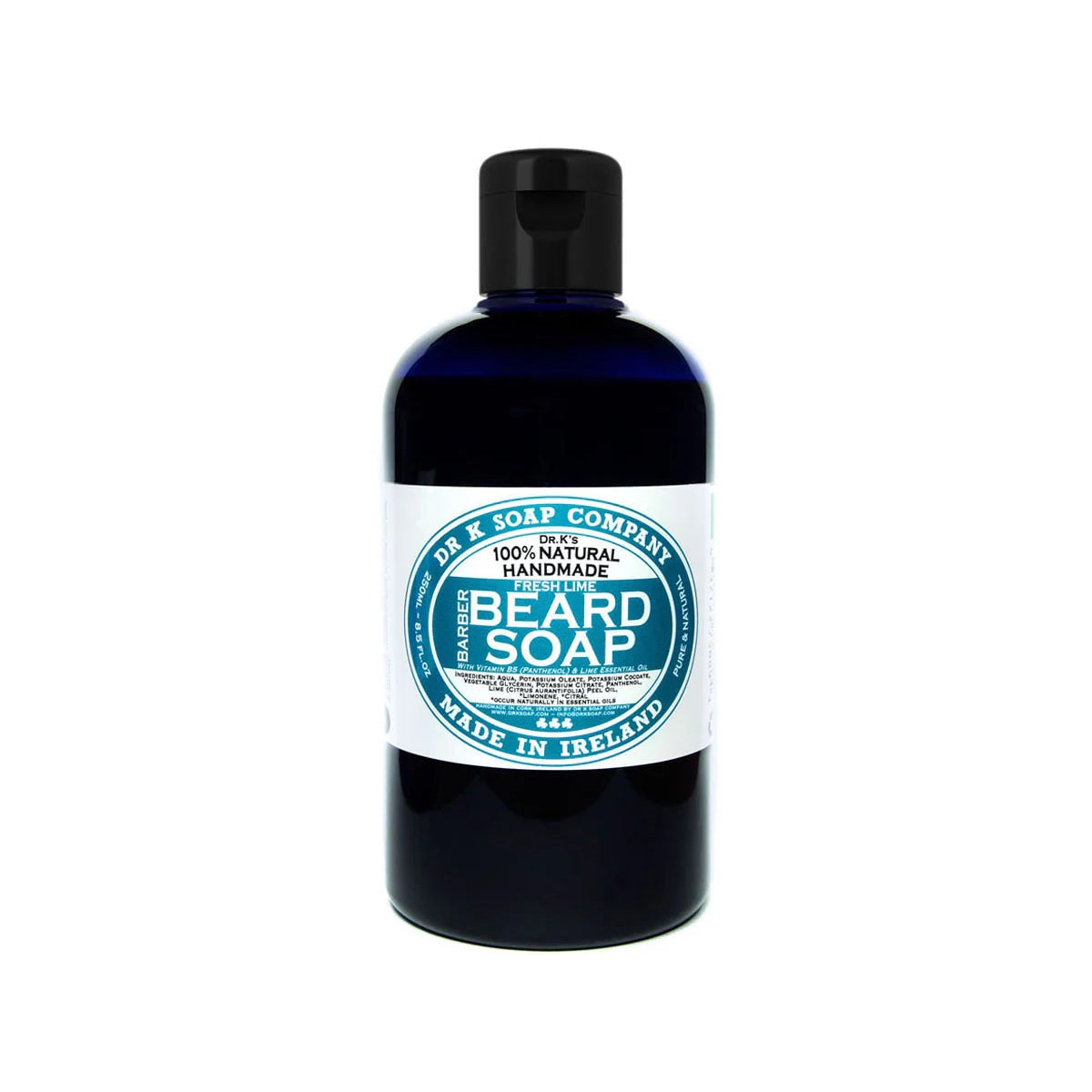 Dr K Soap Company Barber Beard Soap Fresh Lime 250ml