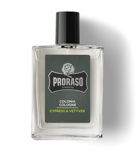 Proraso Eau de Cologne Cypress & Vetyver – Fresh Woods & Citrus Notes 100ml