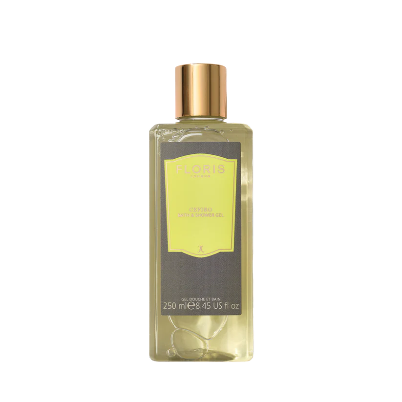 Floris London Cefiro Bath & Shower Gel 250ml - Luxury Scented Body Wash
