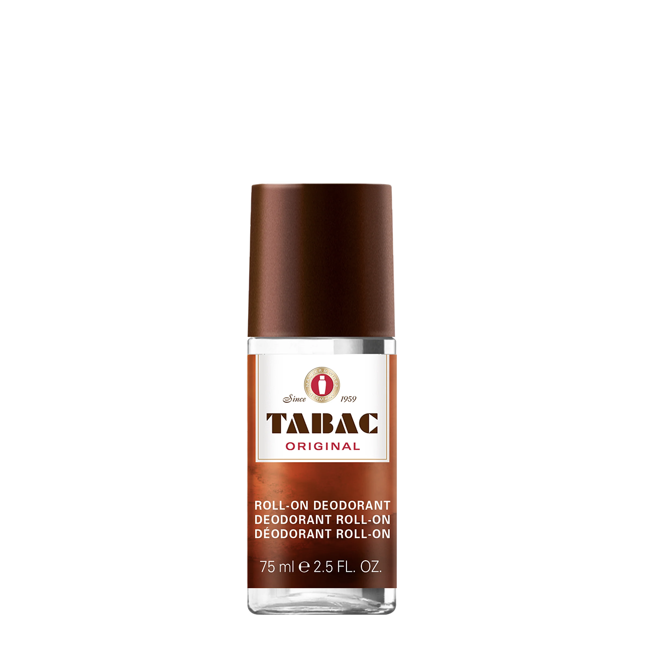 Tabac Original Deodorant Roll-On for Long-Lasting Protection & Smooth Application 75ml