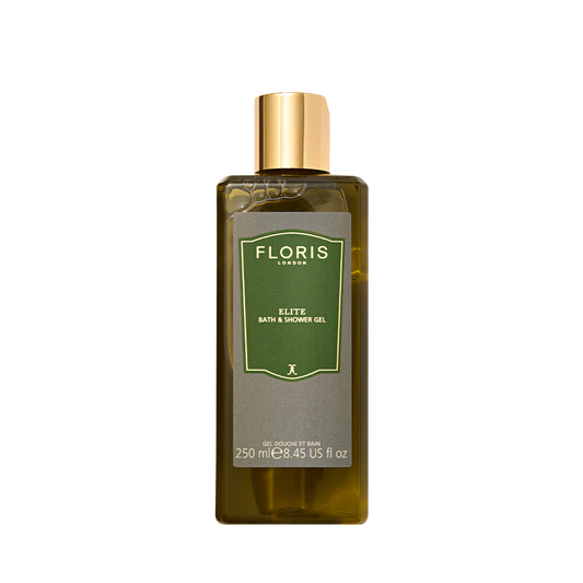Floris London Elite Bath & Shower Gel 250ml - Luxury Scented Body Wash