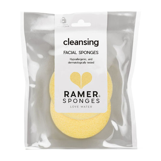 Ramer Facial Cleansing Sponge (2pcs) – Pure Precision for Daily Skincare