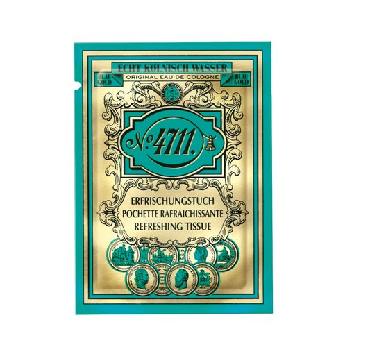 4711 Original Eau de Cologne Refreshing Wipes - 10 Individually Wrapped Tissues