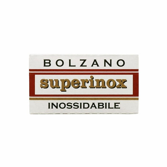 Bolzano Superinox Double Edge Razor Blades - 5 Pack Professional Stainless Steel
