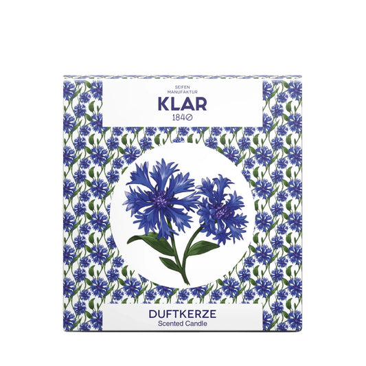Klar Blue Flower Scented Candle - Natural Soy Wax 160g