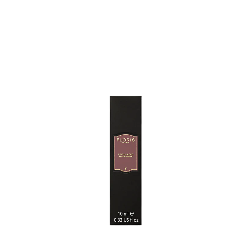 Floris London Leather Oud Eau de Parfum 10ml - Travel Size & Pocket Atomizer